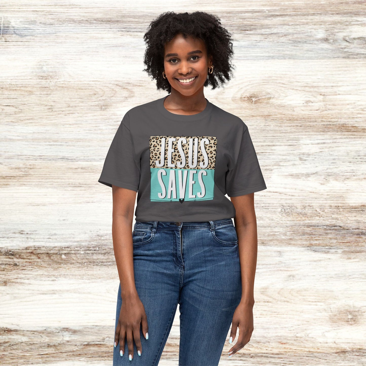 Jesus Saves Unisex HD Cotton™ T-shirt - Bold Faith Tee for Celebrating Life's Milestones