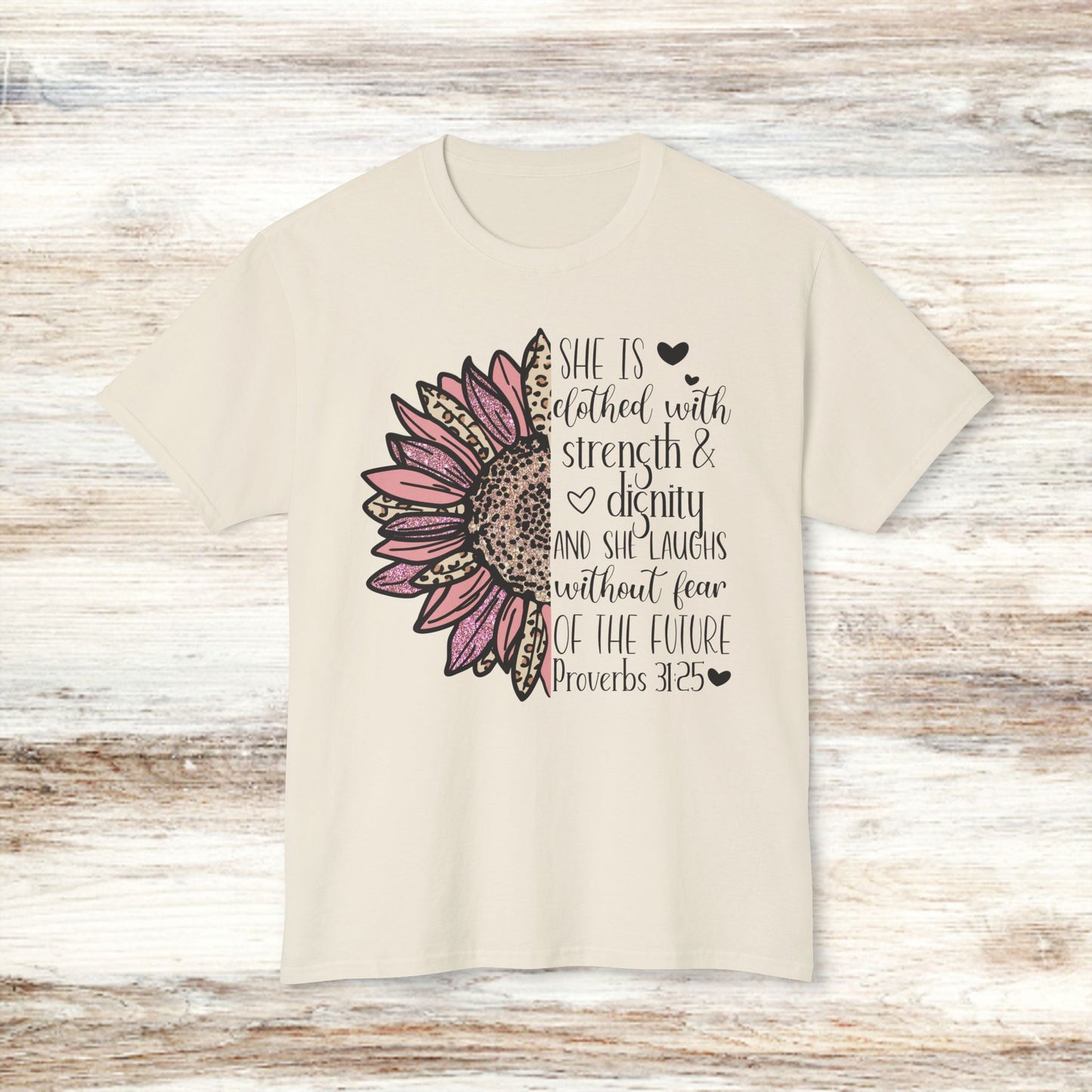 Empowered Floral Quote Unisex HD Cotton™ T-shirt