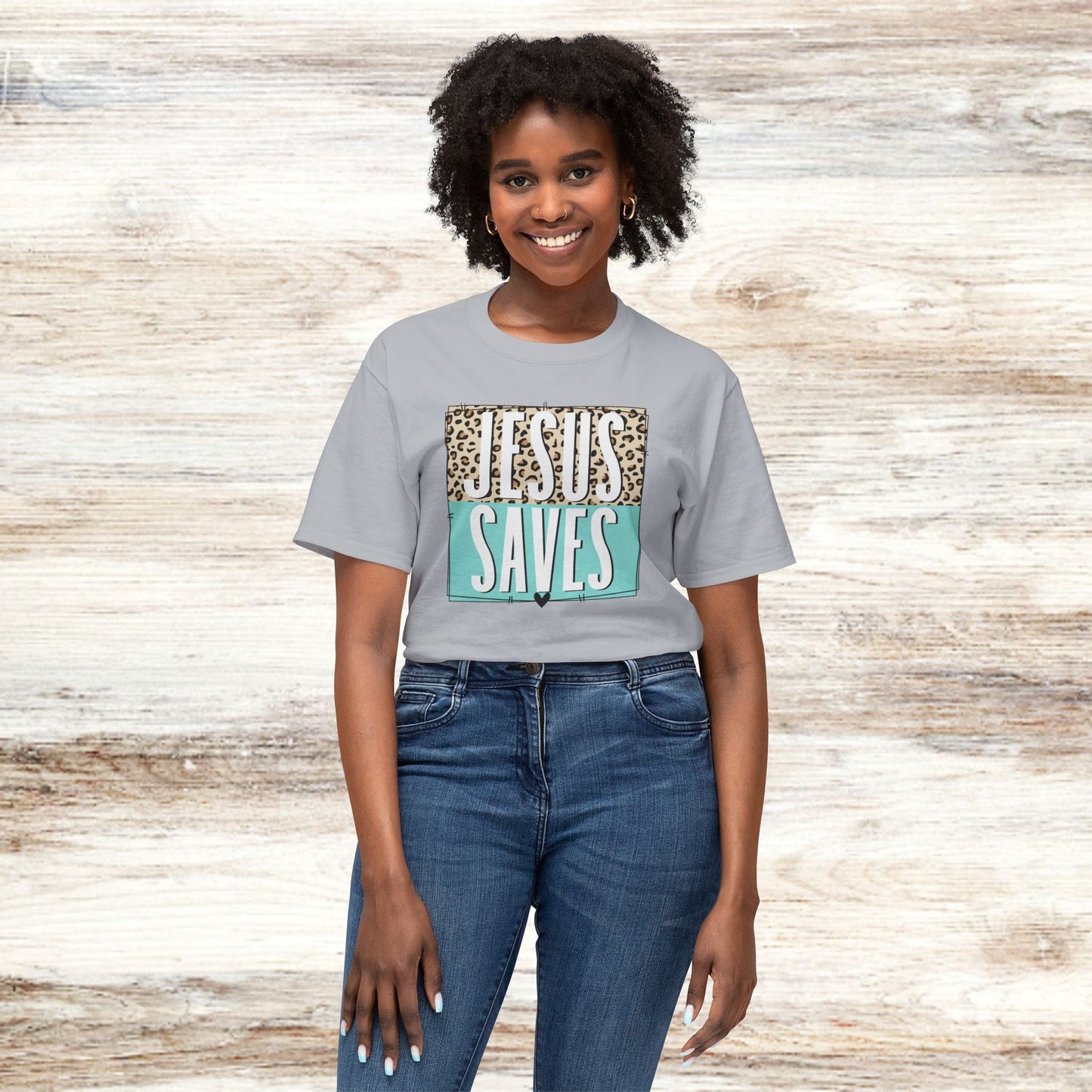 Jesus Saves Unisex HD Cotton™ T-shirt - Bold Faith Tee for Celebrating Life's Milestones