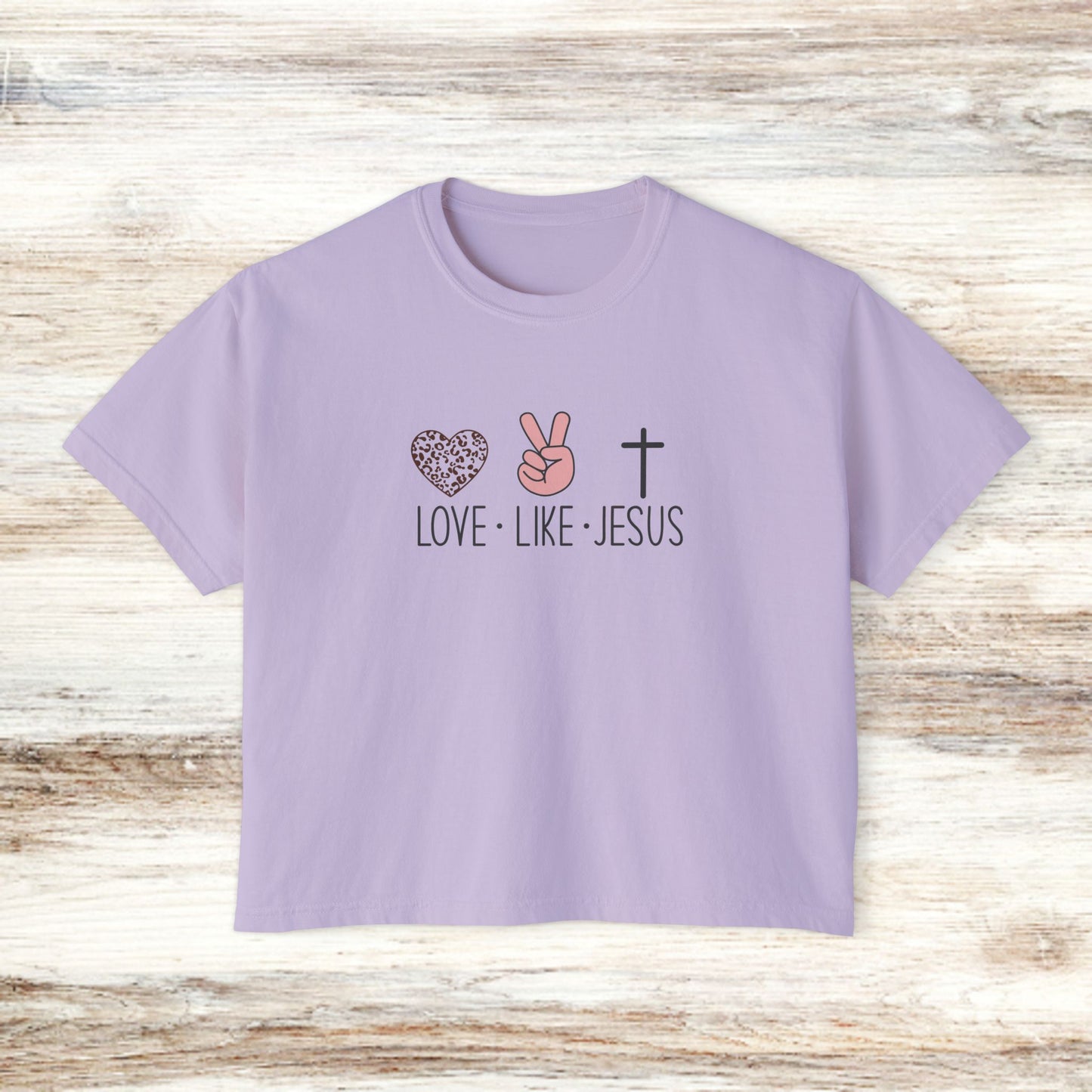 Women's Tee - Love Like Jesus Premium BoxyTee