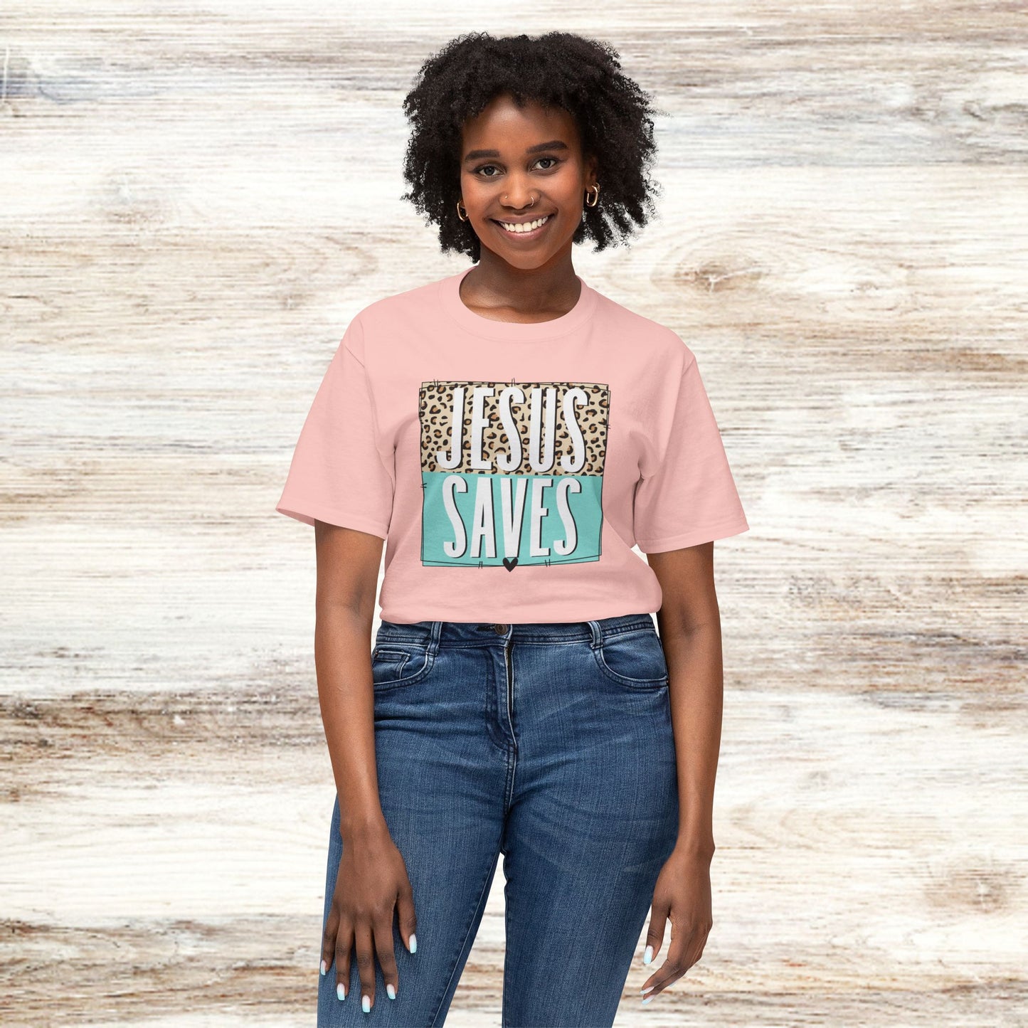 Jesus Saves Unisex HD Cotton™ T-shirt - Bold Faith Tee for Celebrating Life's Milestones