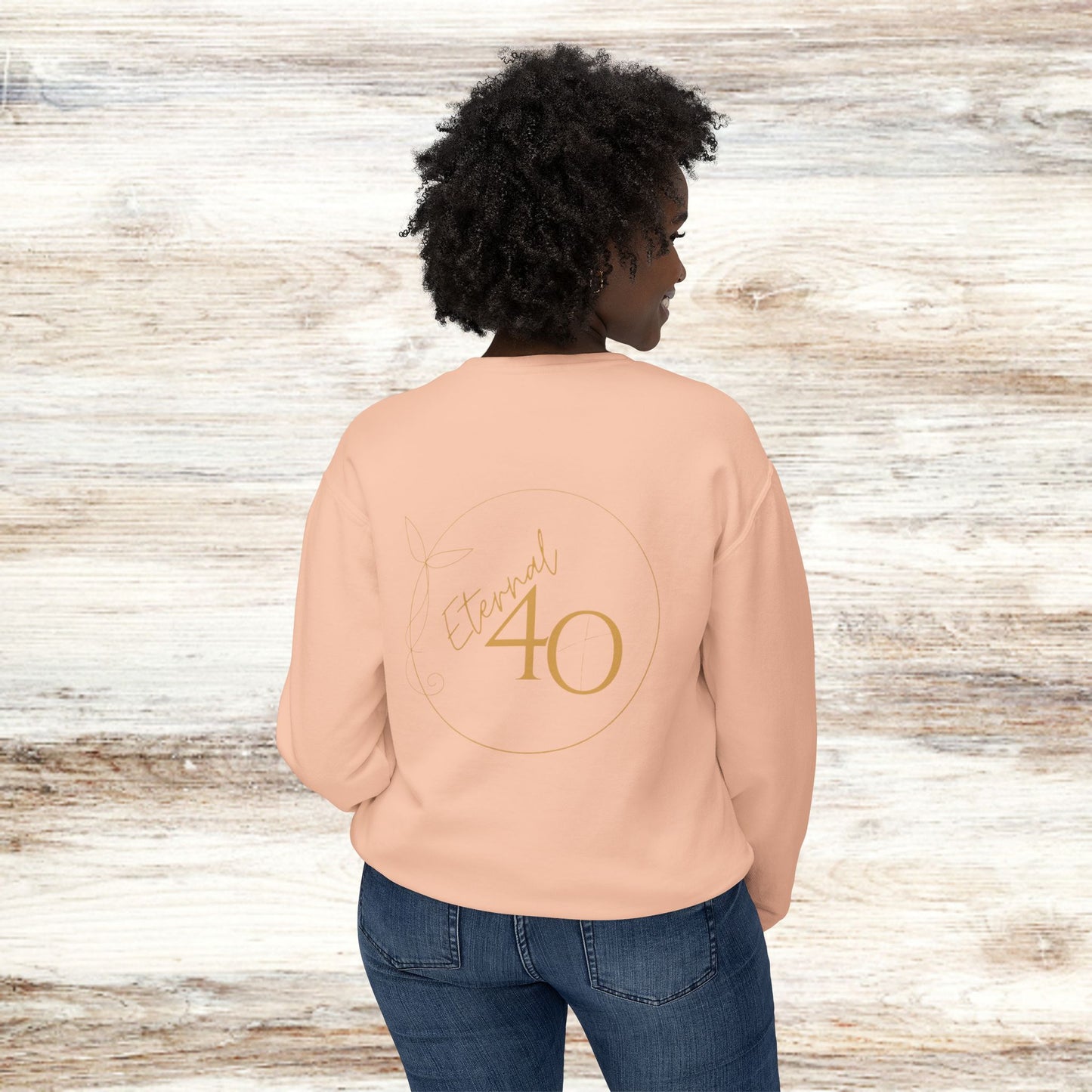 Unisex Lightweight Crewneck Sweatshirt - "In Everything Give Thanks" Inspirational Sweatshirt