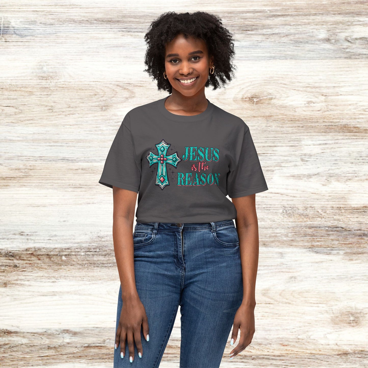 Unisex HD Cotton™ T-shirt - Jesus is the Reason