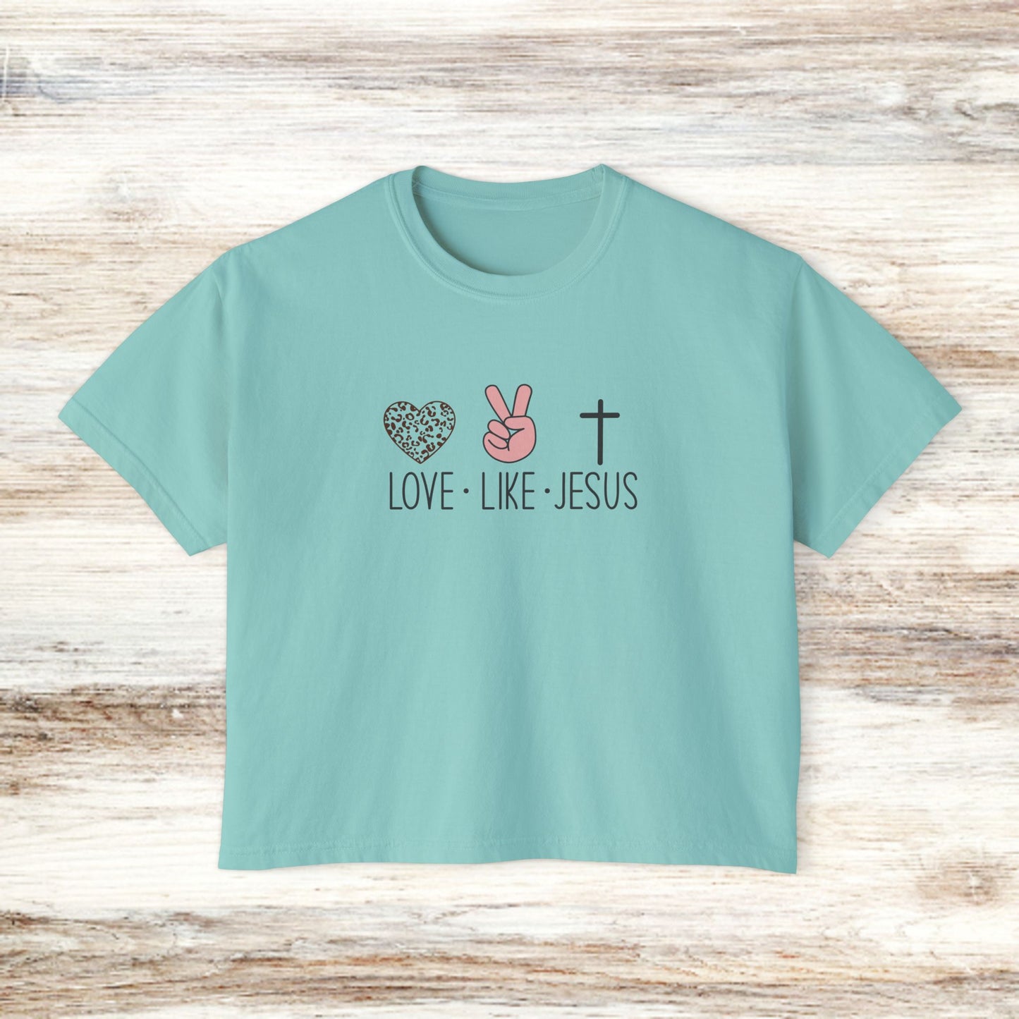 Women's Tee - Love Like Jesus Premium BoxyTee