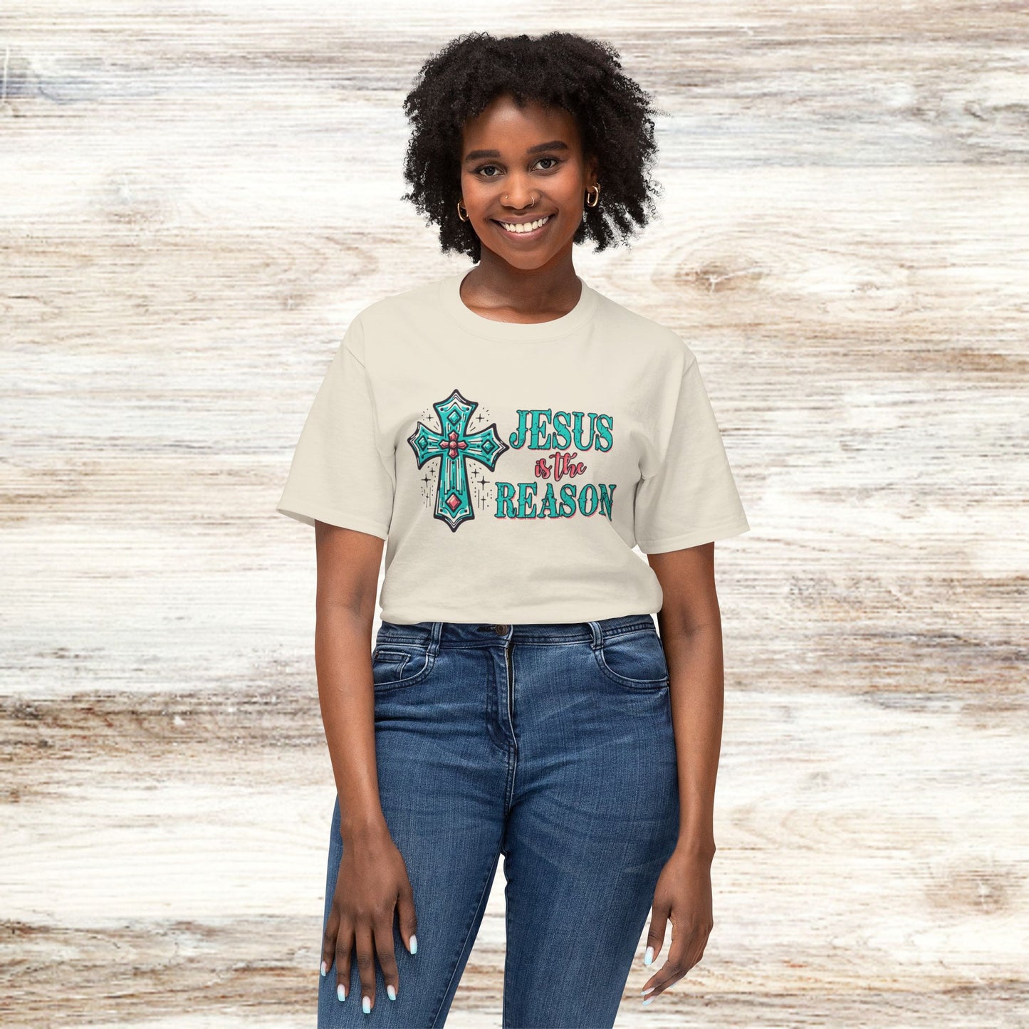 Unisex HD Cotton™ T-shirt - Jesus is the Reason