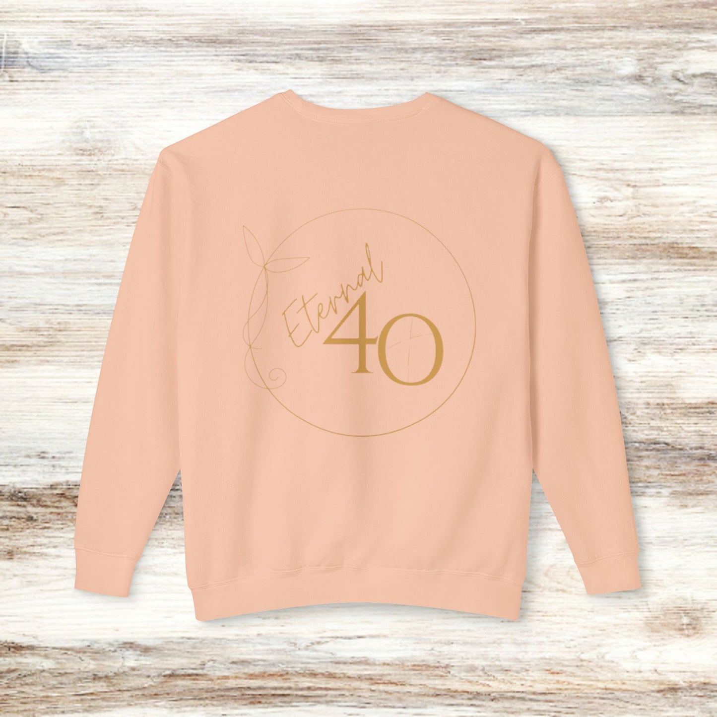 God is Good Unisex Lightweight Crewneck Sweatshirt - Faith-Based Design for Celebrations and Everyday Comfort