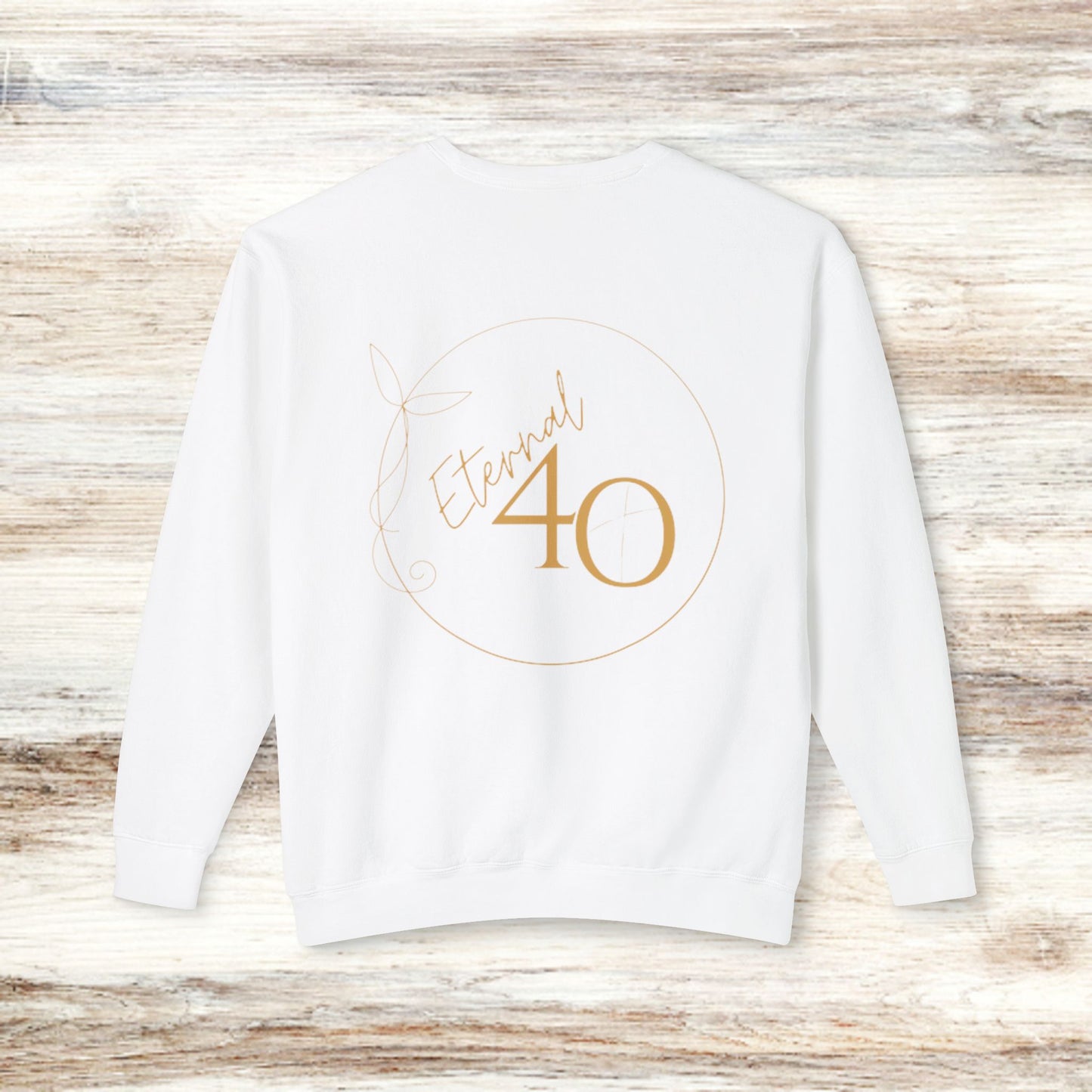 God is Good Unisex Lightweight Crewneck Sweatshirt - Faith-Based Design for Celebrations and Everyday Comfort