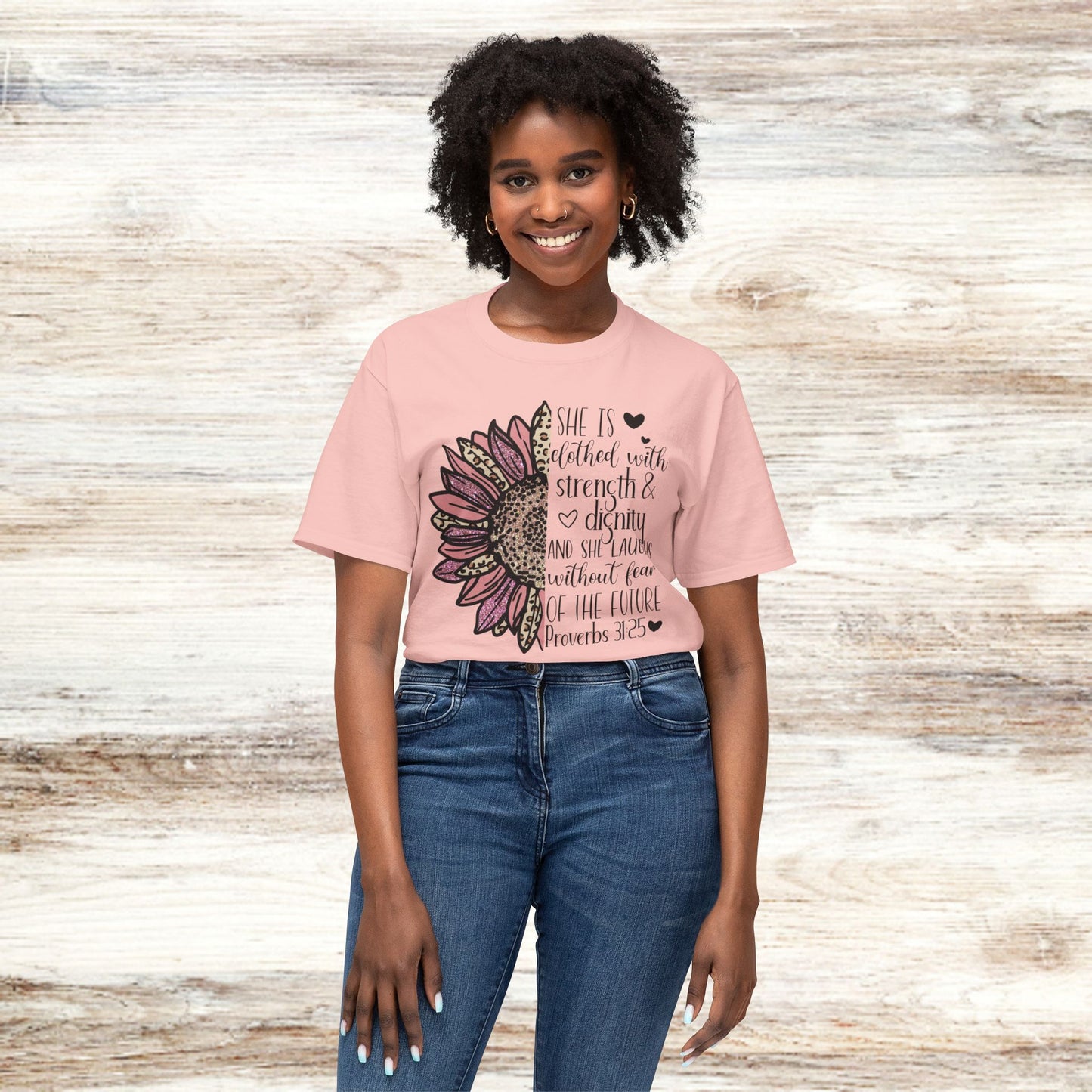 Empowered Floral Quote Unisex HD Cotton™ T-shirt